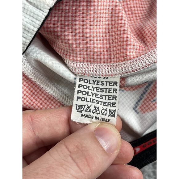 Capo Forma Jersey Mens Large Cycling Full Zip Velo News Red Black Made in Italy - Picture 9 of 10